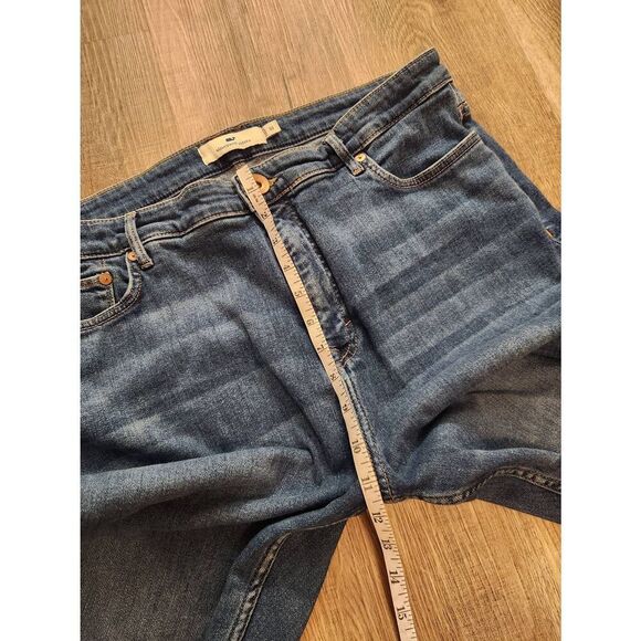 Vineyard Vines High-Rise Skinny denim jeans women's 33x27 med wash whale - Picture 8 of 9